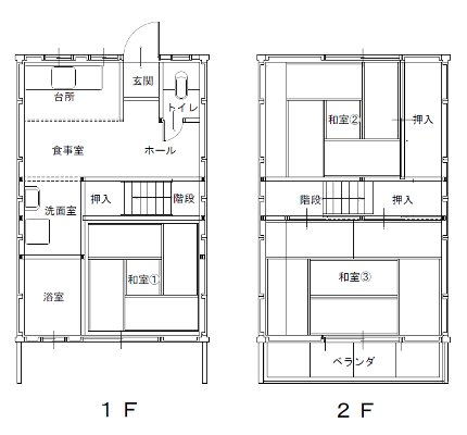 向島住宅間取り図1