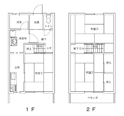 向島住宅間取り図2